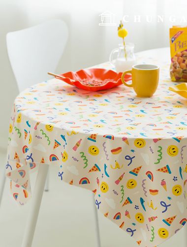 Cottonfabric Patterns Fabric 20 count Plain Weave fabric Smiley 351