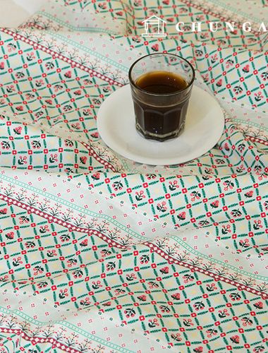 Cotton Tablecloth Vintage Flower Check Tablecloth Table Cover Dolsang Event Tablecloth Nussam 90x110