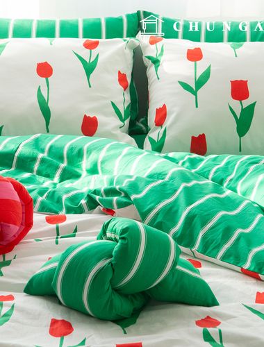 Cotton Fabric Striped Sprite Fabric 20 count Bold Green Stripe 382