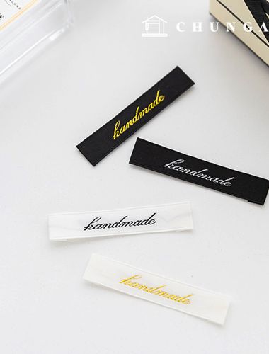 Job search label, double-sided woven label, Classic handmade, 4 types