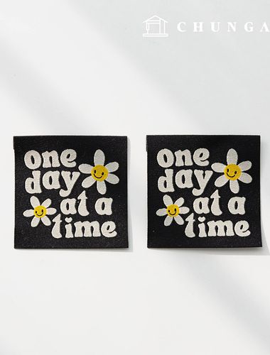 Cotton Label Double-Sided Woven Label One-Day 2-Pack