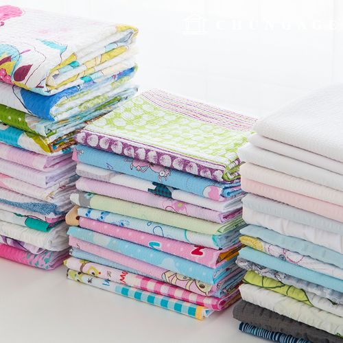 Supporting fabric cotton ripple Summer seersucker fabric Check Stripe floral animal Fabric Wide Width 40 types