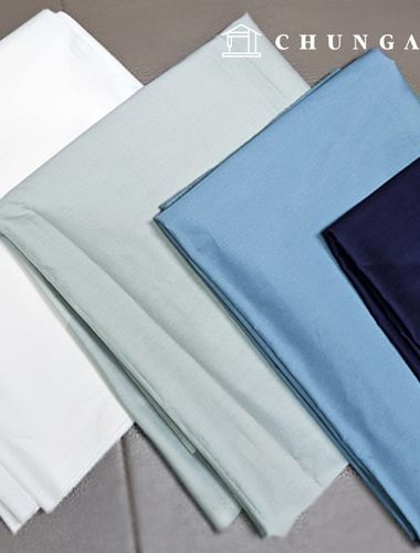 Cotton Blend Fabric Span NCfabric Washing Plain 40 count 4 types