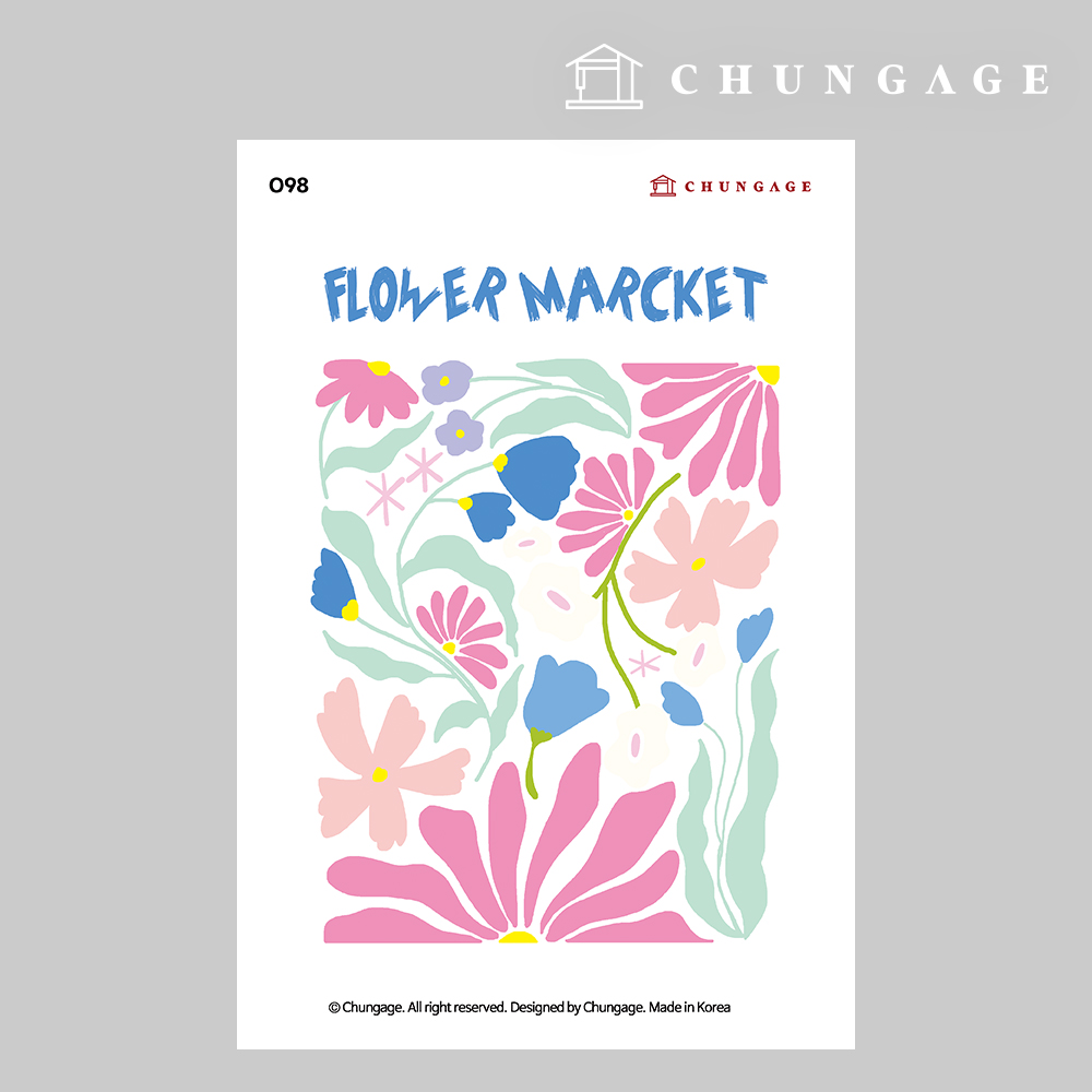 Clothing transfer paper 098 Reform heat transfer paper clothing making heat transfer sticker flower market