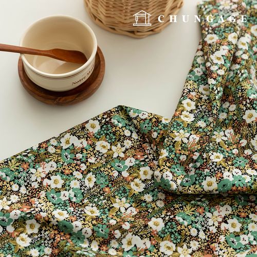 Cotton fabric 30 count high density flower pattern Flower Fabric Angela