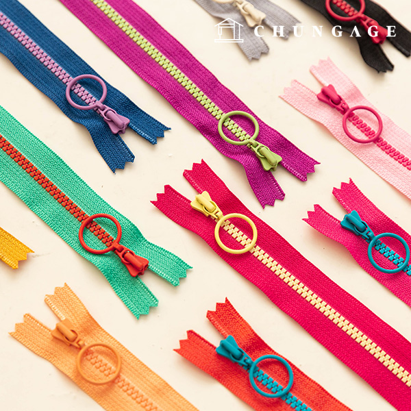 Two tone color zipper Vislon Combi Zipper 25cm 11 types