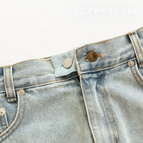4 types of magic button pants waist lengthening and shortening jeans mending and snapping jeans tabs