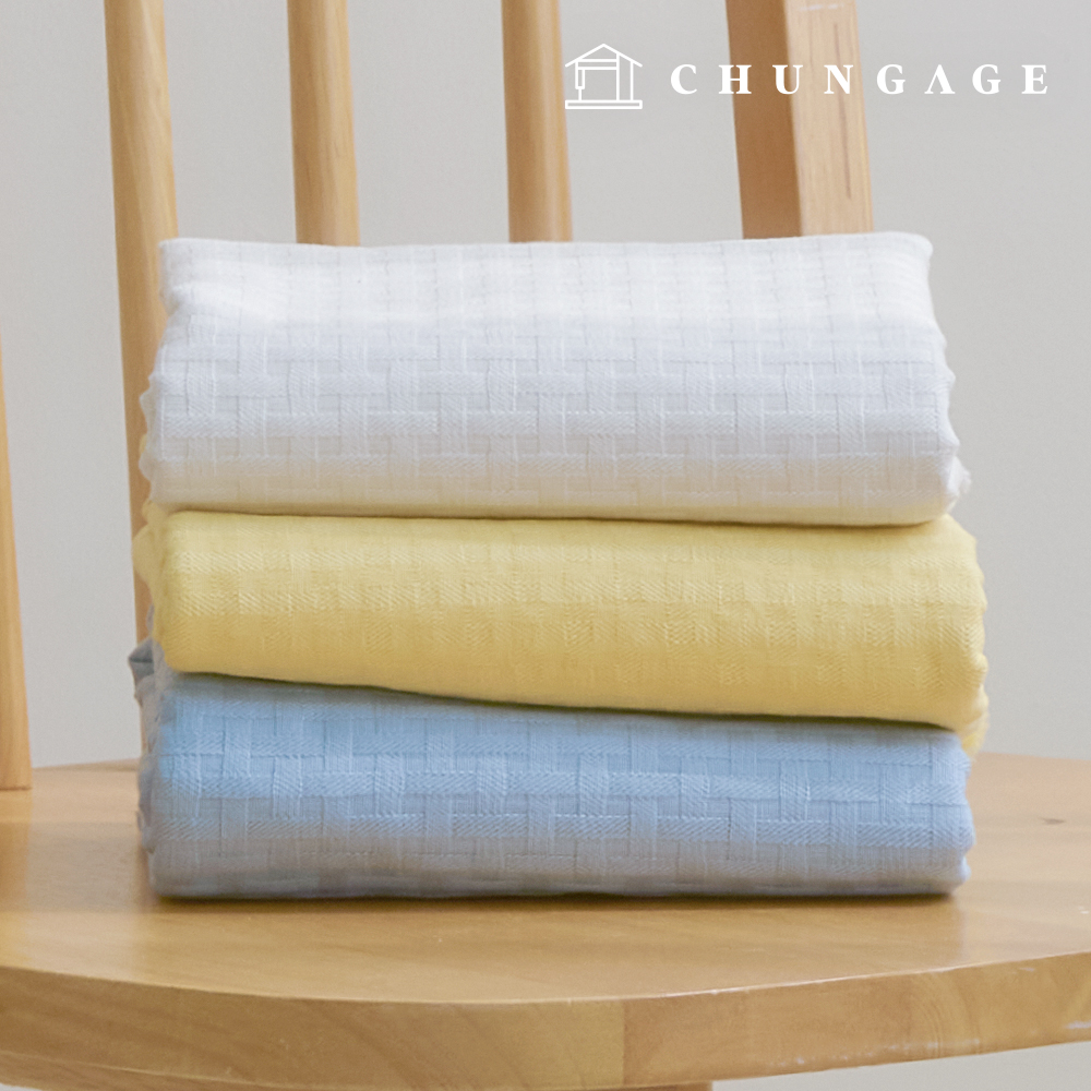 Cotton Dobby Check Fabric Bellicher 3 types