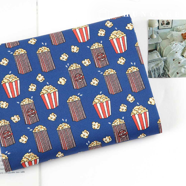 Eco-friendly antibacterial and anti-inflammatory fabric E-DTP cotton 20 count sweet popcorn