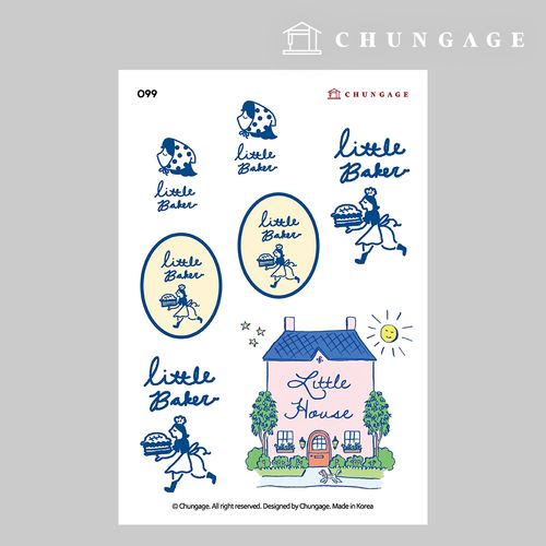 Clothing transfer paper 099 Reform heat transfer paper clothing making heat transfer sticker little baker