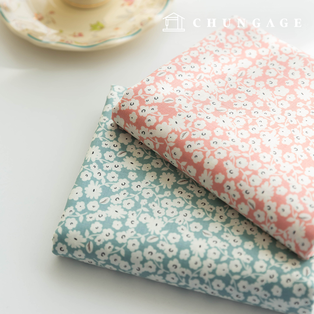 Cotton fabric 30 count high density flower pattern Flower Fabric Norua 2 types