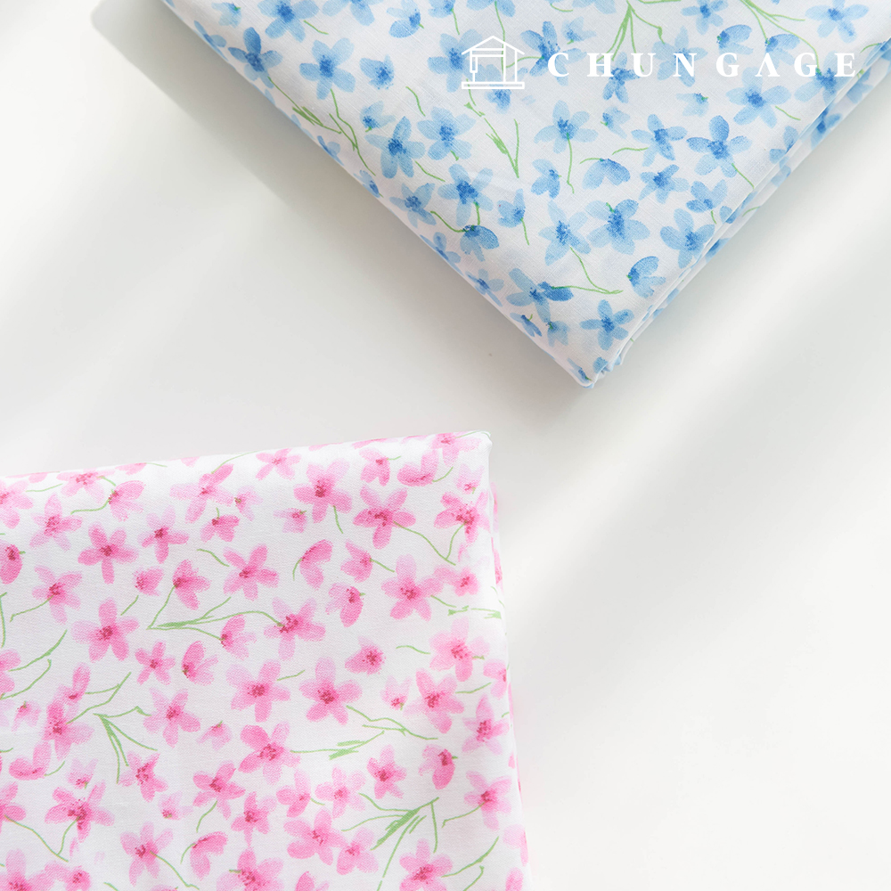 Cotton fabric 30 count high density flower pattern Flower Fabric Misurim 2 types