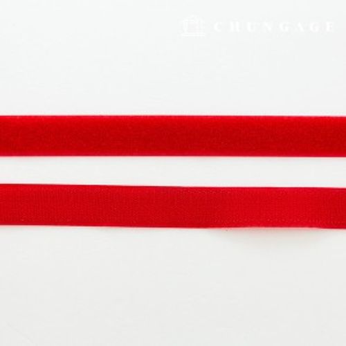 Velcro Slip 25mm Sewing Velcro Tape 1yard Double Sided Set Red