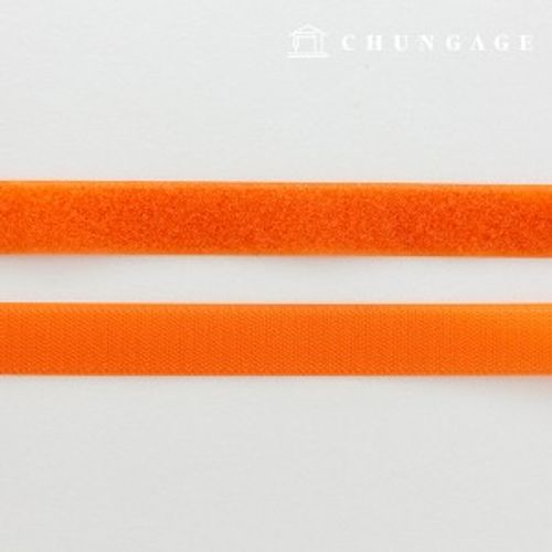 Velcro sticky 25mm sewing velcro tape 1 yard double sided set Fluorescent orange