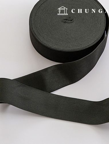 Elastic waist band for pants 22 yard roll elastic band for pants flat elastic band high elasticity 25mm