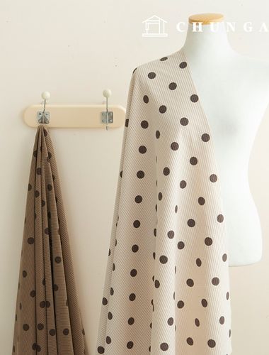 Corduroy Fabric Span Medium Golden 8W Corduroy Fabric Wide Width Winter Fabric Cozy Dot 2 Types