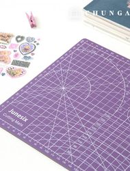 Color Cutting Mat A4 Cutting Desk Mat Cutting Board Pad Purple