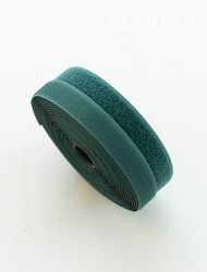 Velcro sticky 10 roll double sided set sewing velcro tape 25mm dark green