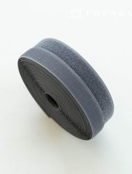 Velcro sticky 10 roll double sided set sewing velcro tape 25mm dark gray