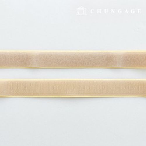 Velcro Sticker 25mm Adhesive Velcro Tape 1yard Double Sided Set Beige