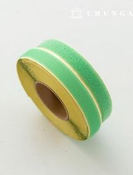 Velcro sticky 10 roll double sided set sticky tape adhesive 25mm Yellow green