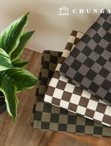 Corduroy Fabric Span Medium Golden 8W Corduroy Square Check Fabric Wide Width Winter Fabric Dial Check 3 Types