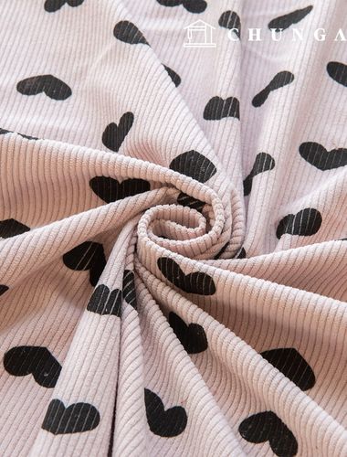 Corduroy Fabric Span Medium Golden 8W Corduroy Heart Square Fabric Wide Width Winter Fabric Cheek Heart 2 Types
