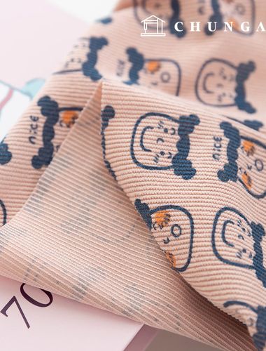 Corduroy Fabric Span Golden 16W Corduroy fabric Face Patterns fabric Wide Width Winter Fabric Nice Cute 3 types