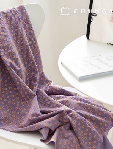 Corduroy Fabric Span Medium Golden 8W Corduroy Flower Pattern Flower fabric Wide Width Winter Fabric Petite Ella 4 types