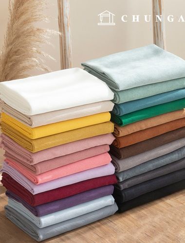 Corduroy Fabric 2.5W 4.5W 8W 16W Corduroy Fabric Wide Width Fabric Winter Plain December Simply