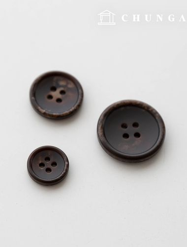 Classic Basic Matt 4-hole Button Clothes Making
