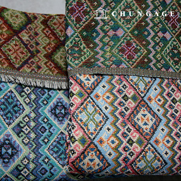 Jacquard fabric 10 count European style top quality jacquard diamond 2 types