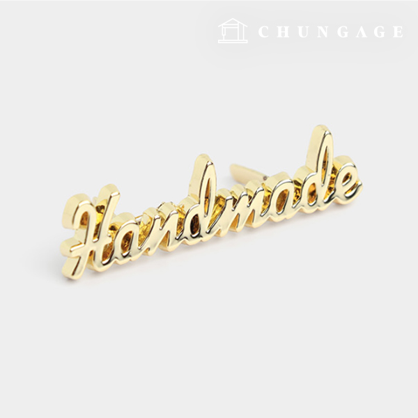 Metal Label Metal Lettering Handmade Gold 66033
