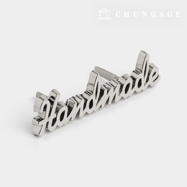 Metal Label Metal Lettering Handmade Silver 66032