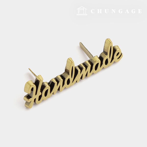 Metal Label Metal Lettering Handmade Antique Gold 66031