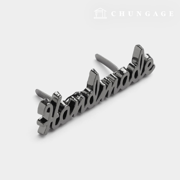 Metal Label Metal Lettering Handmade Metal Gray 66030