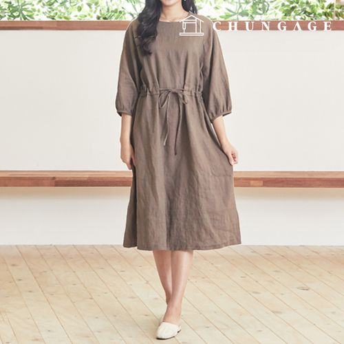 Patterns Women's Raglan Long One Piece Clothing Making P1258
