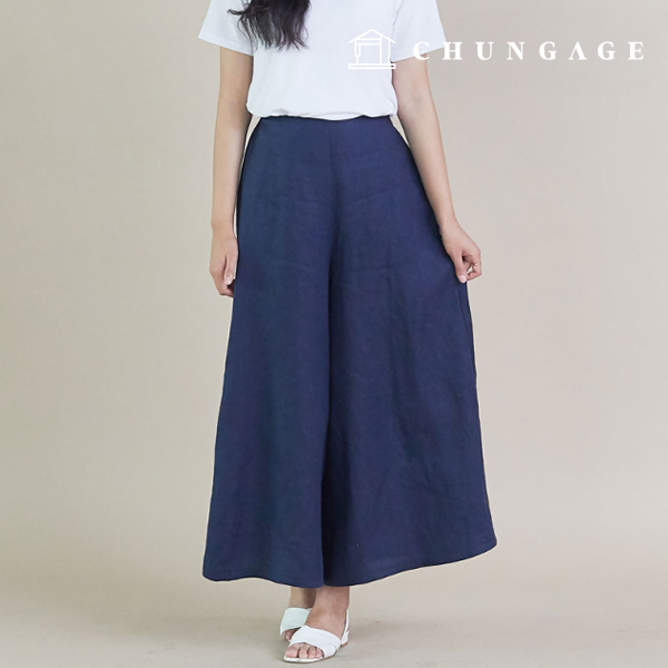 Patterns Women's Wide Elastic Pants Clothes Making P1247