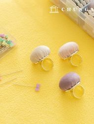 Ring pin cushion Velvet hour needle pin holder needle holder finger pin rod 3 types