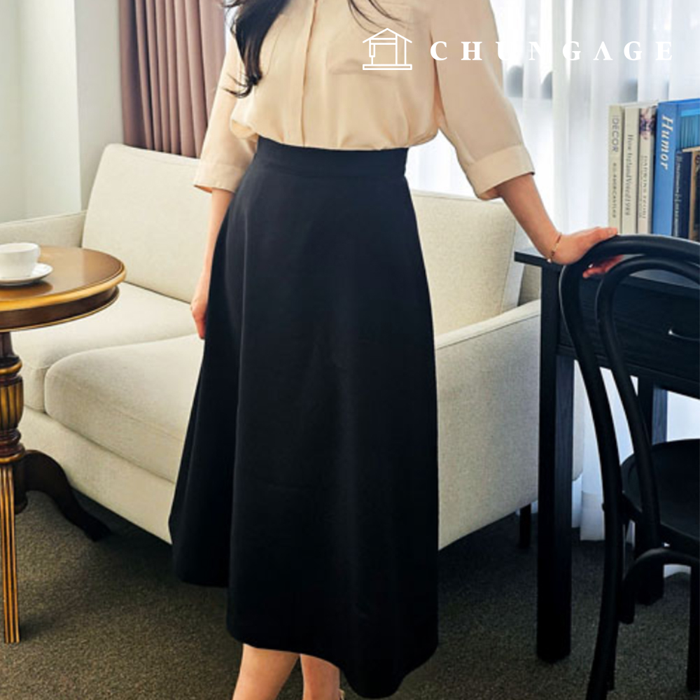 Patterns for Women's Basic Long Skirt P1866