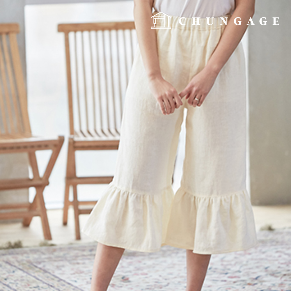 Patterns Women's Layered Ruffle Pants How to Make Clothes P1337