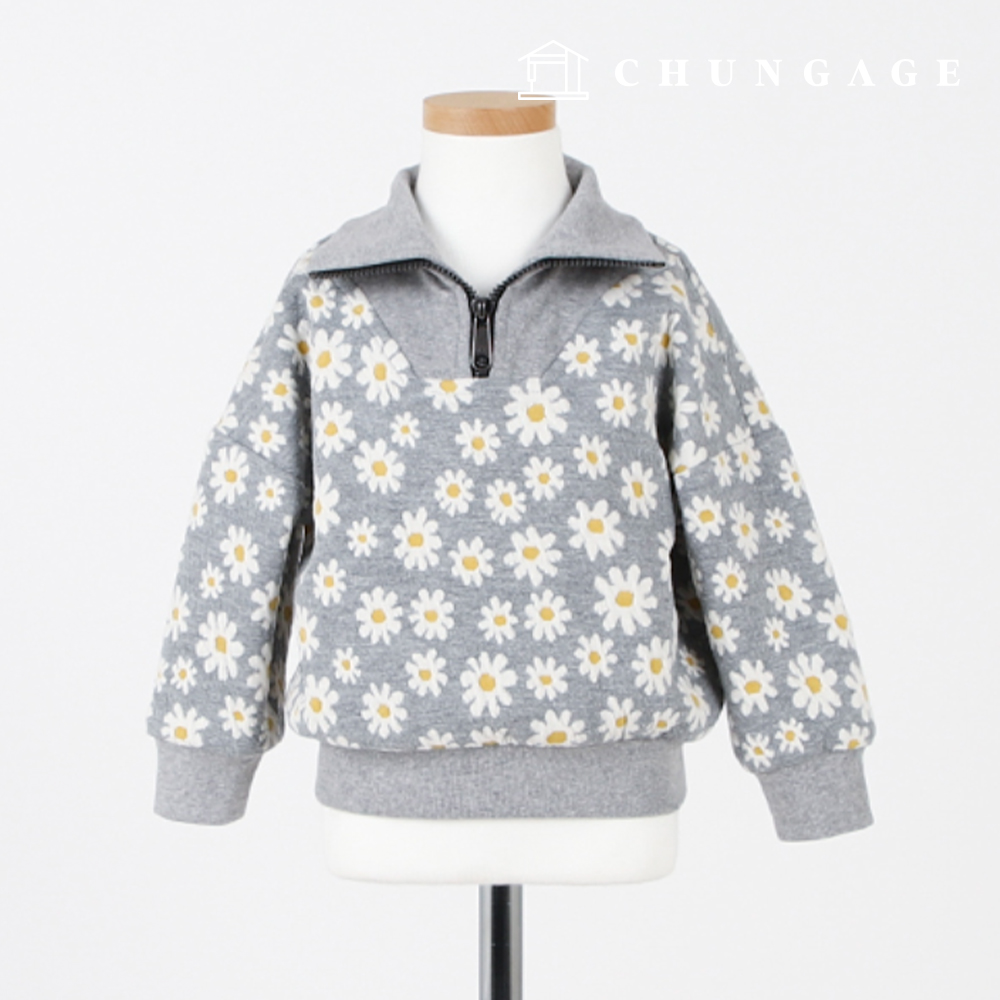 Patterns Children's Half Zip-up Man to Man Clothing Making P1780