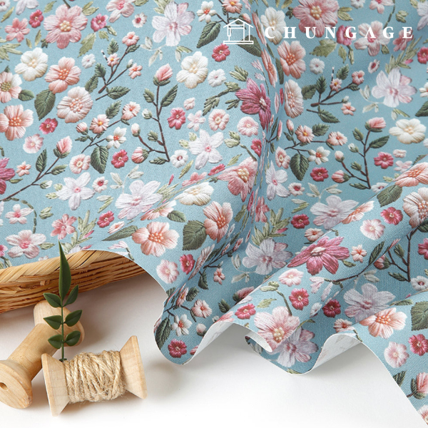 Oxford fabric cotton 20 count eco-friendly DTP Wide Width Rufler