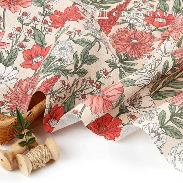 Oxford fabric cotton 20 count eco-friendly DTP Wide Width Dolly Flower