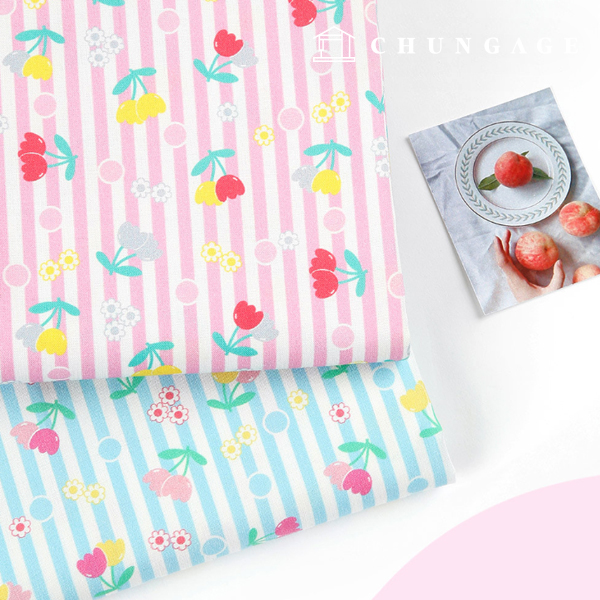 Eco-friendly antibacterial and anti-inflammatory fabric E-DTP cotton 20 count bubble tulip 2 types