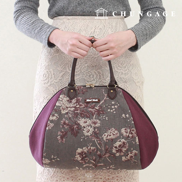 Patterns Tote Bag Shell-Shaped Two-Way Zipper Bag Making P844
