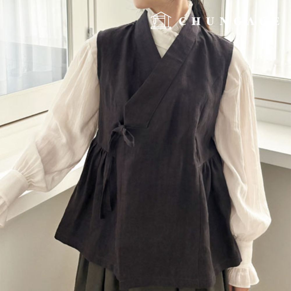Patterns Women's Side Pleated Life Hanbok Vest Making P1840