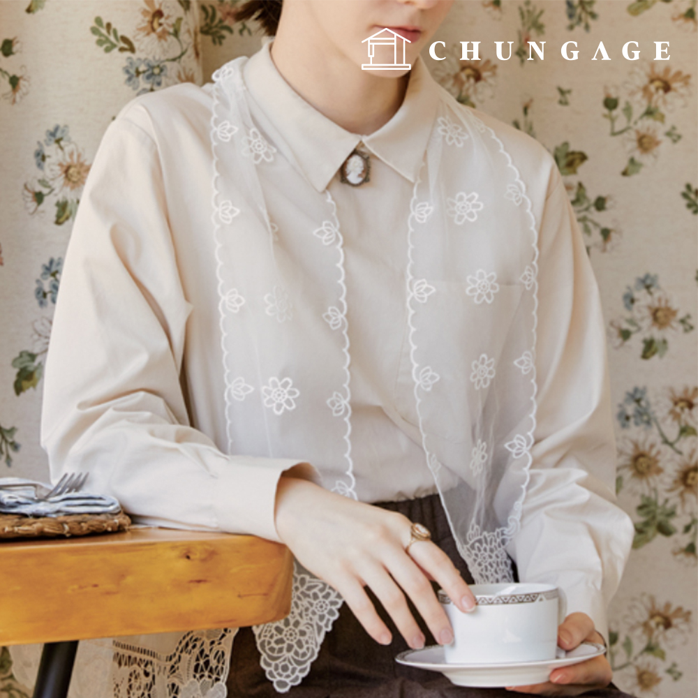 Patterns Women's Back Open Closure Shirt Making P1836