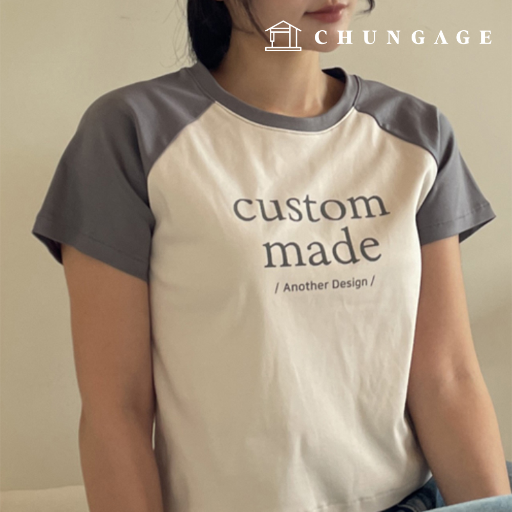 Patterns Women's Easy Color Combination Raglan T-shirt Making P1830