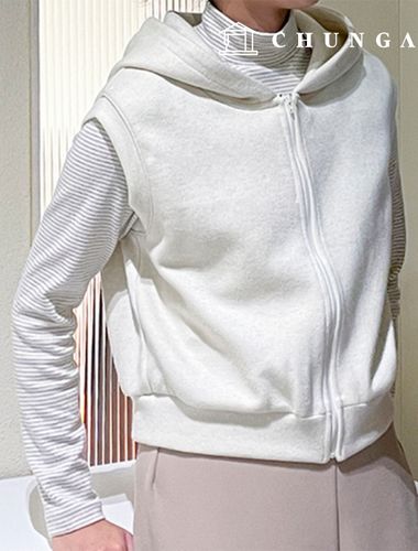 Patterns Women's Crop Overfit Hooded Vest Vest Making P1828